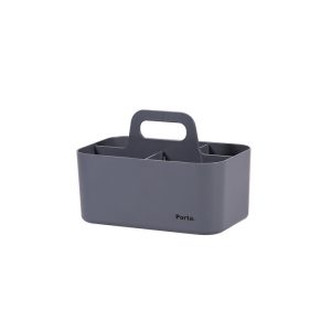 ORGANIZADOR ESCRITORIO CON ASA LITEM PORTA COMPACT GRIS