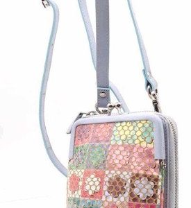 BOLSITO BANDOLERA PORTAMOVIL PIEL CIERRE BOQUILLA BALDOSA 1