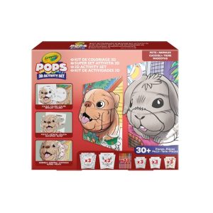 SUPER SET ACTIVIDADES COLOR POPS 3D MASCOTAS