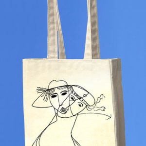 BOLSA TELA BESO FEDERICO GARCIA LORCA