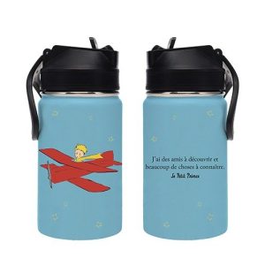 BOTELLA PLASTICO INFANTIL Y PAJITA 350ML EL PRINCIPITO AVIO