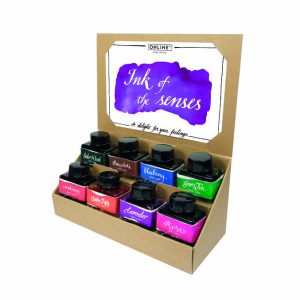 EXPOSITOR 8 FRASCOS TINTA SENTIDOS 15ML 81441