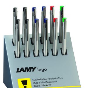 EXPOSITOR 12 BOLIGRAFOS LAMY LOGO V188 MATE