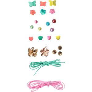 EXPOSITOR 6 SET DE PERLAS FLORES Y MARIPOSAS LILLIFEE