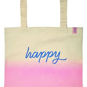 BOLSA TELA DE LA COMPRA ALGODON ORGANICO HAPPY