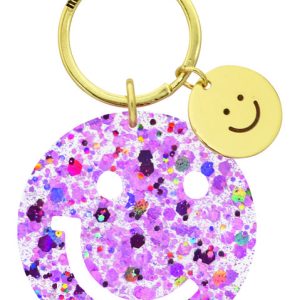 LLAVEROS SMILEY CONFETTI SURTIDOS