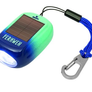 MINI LINTERNA SOLAR CON DINAMO COLORES SURTIDOS