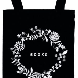 BOLSA DE TELA PARA LIBROS FLOWERS