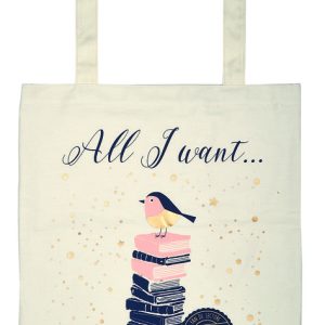 BOLSA DE TELA DE LA COMPRA ALL I WANT