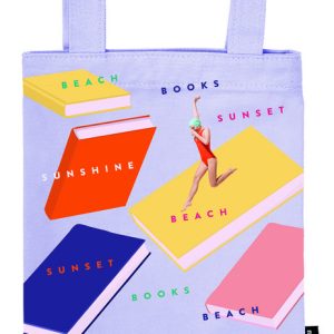 BOLSA DE TELA PARA LIBROS BOOKS & VACATION