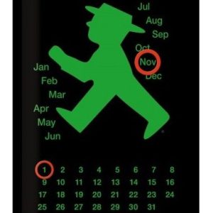 PLACA DE METAL 20X30 CM BERLIN AMPELMANN GRUN