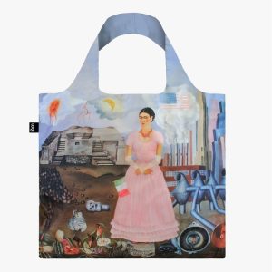 BOLSA PLEGABLE LOQI FRIDA KAHLO AUTORRETRATO EN FRONTERA