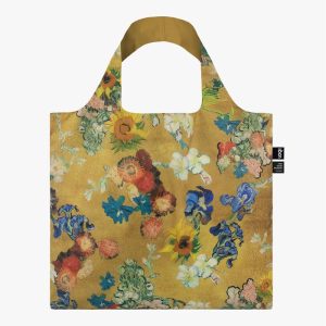 BOLSA PLEGABLE LOQI VAN GOGH RAMO 50 ANIVERSARIO ORO