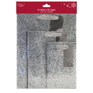 SET 3 BOLSAS PLATA PURPURINA