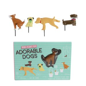 MARCADORES DE PLANTAS PERROS ADORABLES