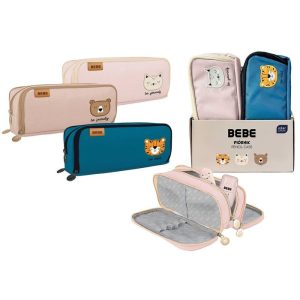 ESTUCHE TRIPLE BEBE CON ORGANIZADOR 3 MODELOS