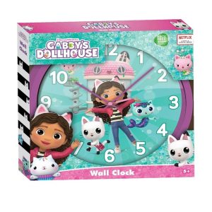 RELOJ DE PARED GABBY'S DOLLHOUSE