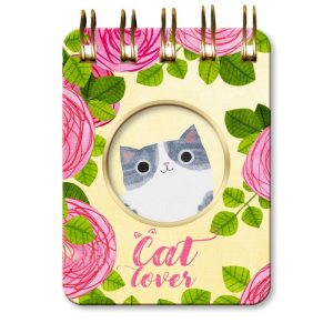 MINI BLOCK CON ESPIRAL PLANET CAT AMARILLO