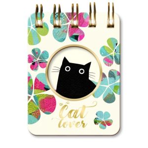 MINI BLOCK CON ESPIRAL PLANET CAT CREMA