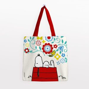 BOLSA ALGODON SNOOPY GRANDE -10 CASITA