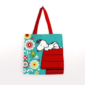 BOLSA ALGODON SNOOPY MEDIANA - 11 CASA VERDE
