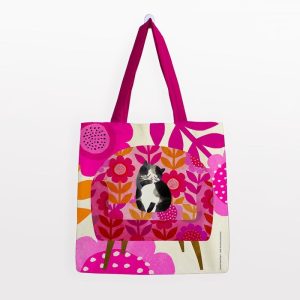 BOLSA ALGODON PLANET CAT GRANDE - 2 SILLON