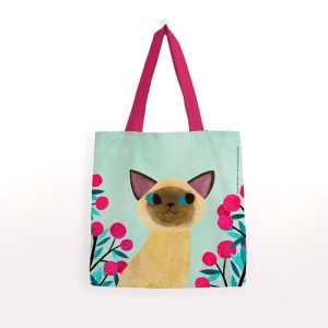 BOLSA ALGODON PLANET CAT MEDIANA - 2 OJOS