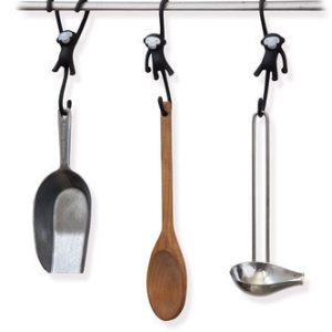 COLGADORES DE COCINA BLACK MONKEYS PACK 3 UDS