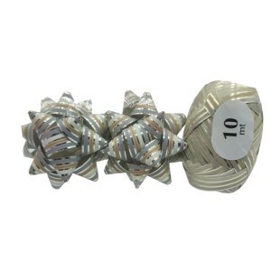 BLISTER 2 COCAS 14MM+BOBINA 10MMX10MT LINEAS METALIZADAS