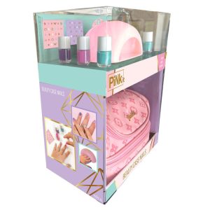 JUEGO PINK IT MALETIN DISE?A TUS U?AS CON SECADOR