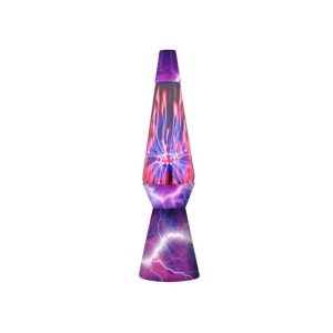 LAMPARA PLASMA 36 CM CON BASE DE COLORES
