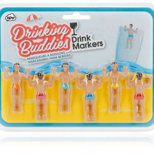 FIGURITAS PARA BEBIDAS - CHICOS - MARCADOR VASO