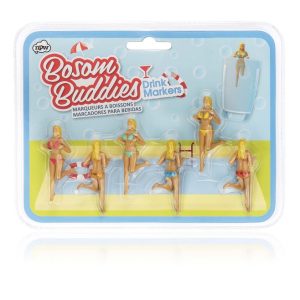 FIGURITAS PARA BEBIDAS - CHICAS - MARCADOR VASO