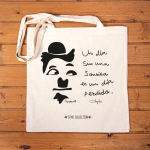 BOLSA DE TELA STAR COLLECTION CHAPLIN