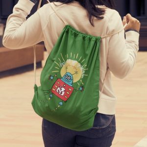 MOCHILA-SACO HOY ES UN GRAN DIA VERDE