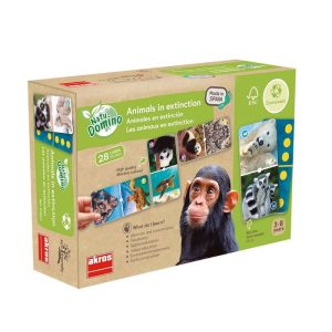 JUEGO AKROS NATUDOMINO ANIMALES EN EXTINCION