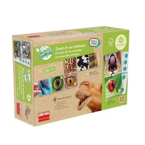 JUEGO AKROS NATUDOMINO EL ZOOM DE LOS ANIMALES