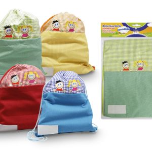BOLSA GUARDERIA PERSONALIZABLE SURTIDAS