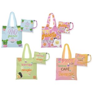 BOLSA PLEGABLE TODO TIEMPO MENSAJES SURTIDOS