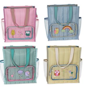 BOLSA SHOPPING BUHOS ACOLCHADA CON PORTATODO SURTIDOS