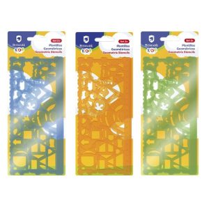 SET 2 PLANTILLAS DIBUJO GEOMETRICAS SURTIDAS