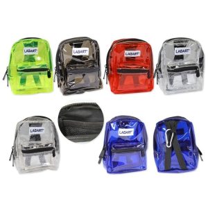 MINI MOCHILA C/ MOSQUETON METALIZADOS