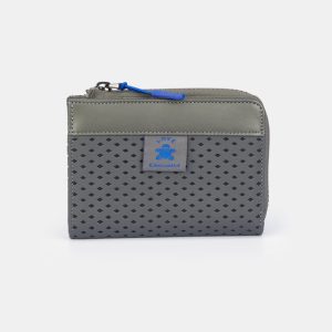 MONEDERO MUJER PEQUE?O CREMALLERA Y BROCHE HORUS PLATA