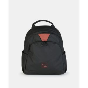 MOCHILA CON ASA Y BOLSILLOS LATERALES MUJER COCKER NEGRO