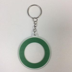 LLAVERO JUEGO DEL CALAMAR PLANO SIMBOLO CIRCULO