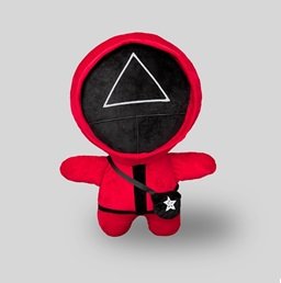 PELUCHE JUEGO DEL CALAMAR FELPA 13 CM VIGILANTE TRIANGULO