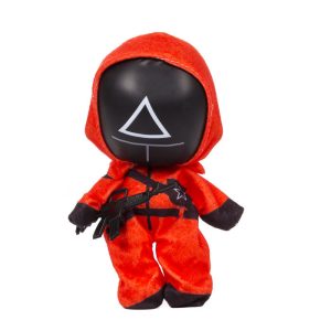 PELUCHE JUEGO DEL CALAMAR VIGILANTE TRIANGULO CAJA EXPOSITOR