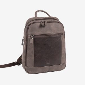 MOCHILA MARRON COLECCION CANVAS