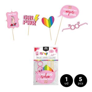 SET ACCESORIOS PARA PHOTOCALL GIRL POWER CARTON 5 UDS