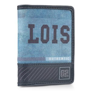 BILLETERO CARTERA HOMBRE LOIS ROGERS AZUL VERTICAL